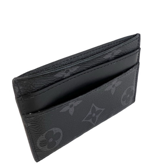 Louis Vuitton Monogram Eclipse Porte-Cartes Double Card Holder Wallet - Picture 7 of 8